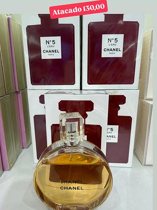 Perfume Chance Chanel N°5 L'Eau 100ml — frasco dourado