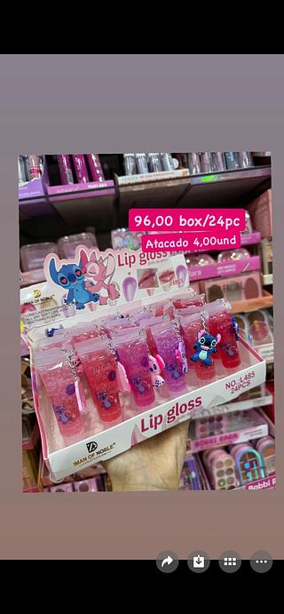 Gloss infantil com 24 pcs