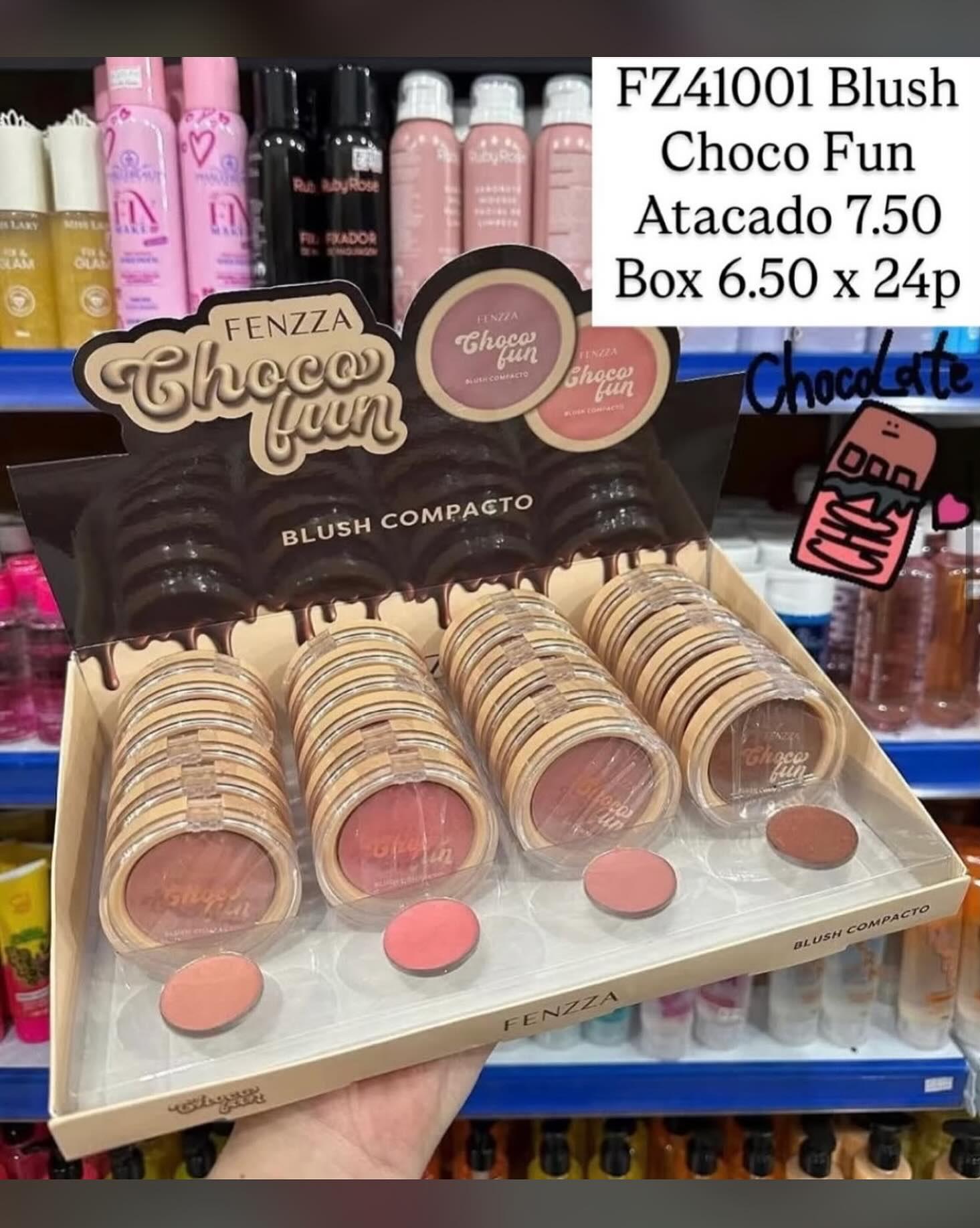 Blush Compacto Choco Fun Fenzza