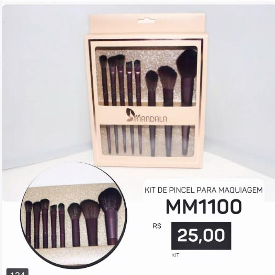 Kit de Pincel para Maquiagem Mandala MM1100