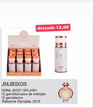 Body Splash Celestia Flower 100ml JMJBS035