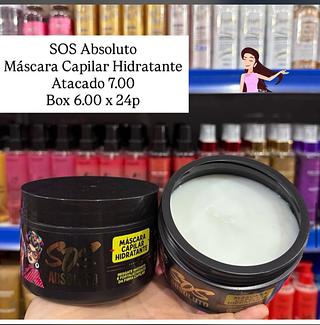 Máscara Capilar Hidratante SOS Absoluto Soul Cosmetics