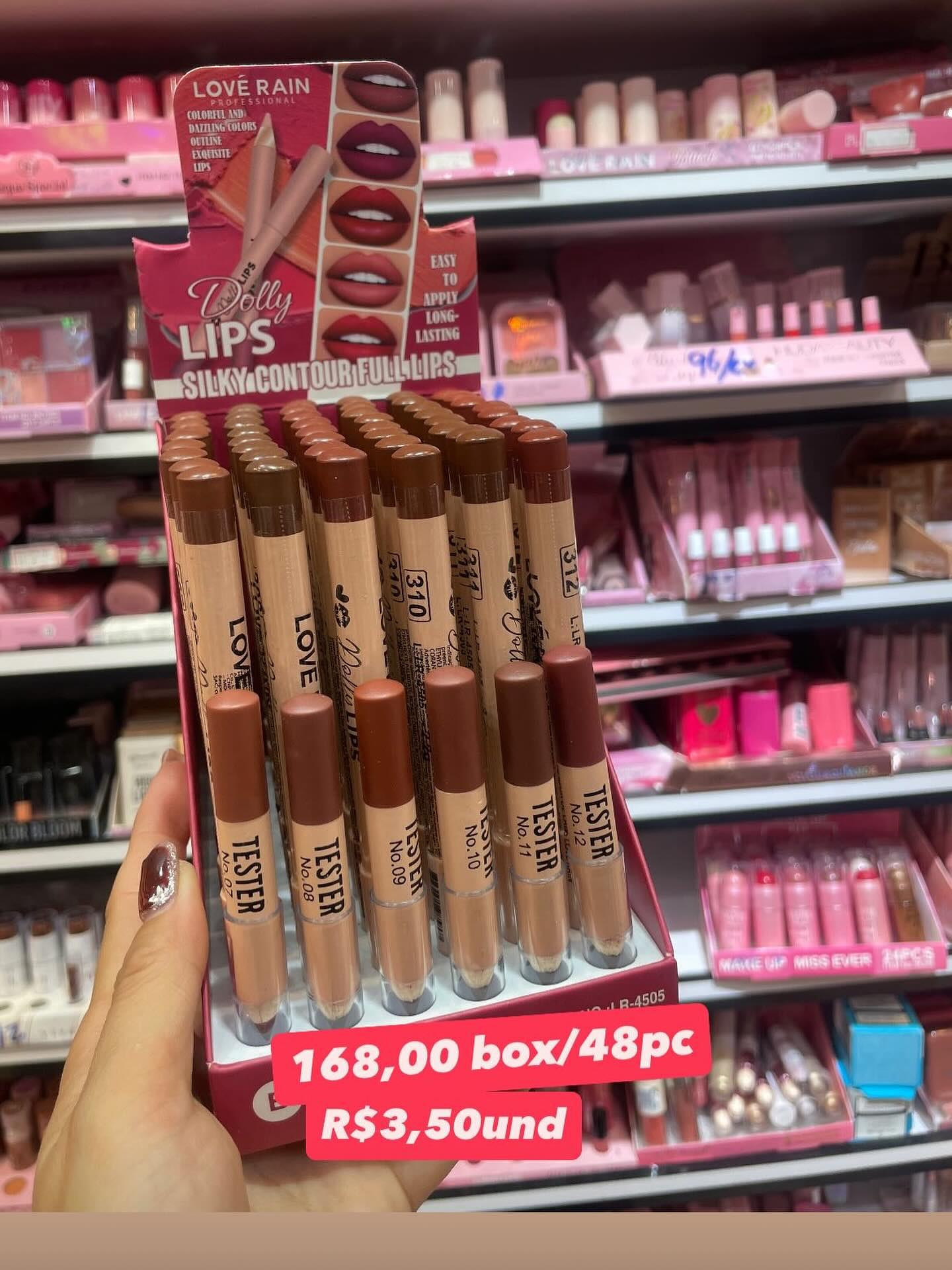Batom em Caneta Dolly Lips Love Rain LR-4505