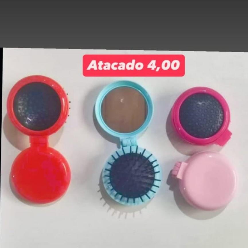 Escova de Cabelo com Espelho