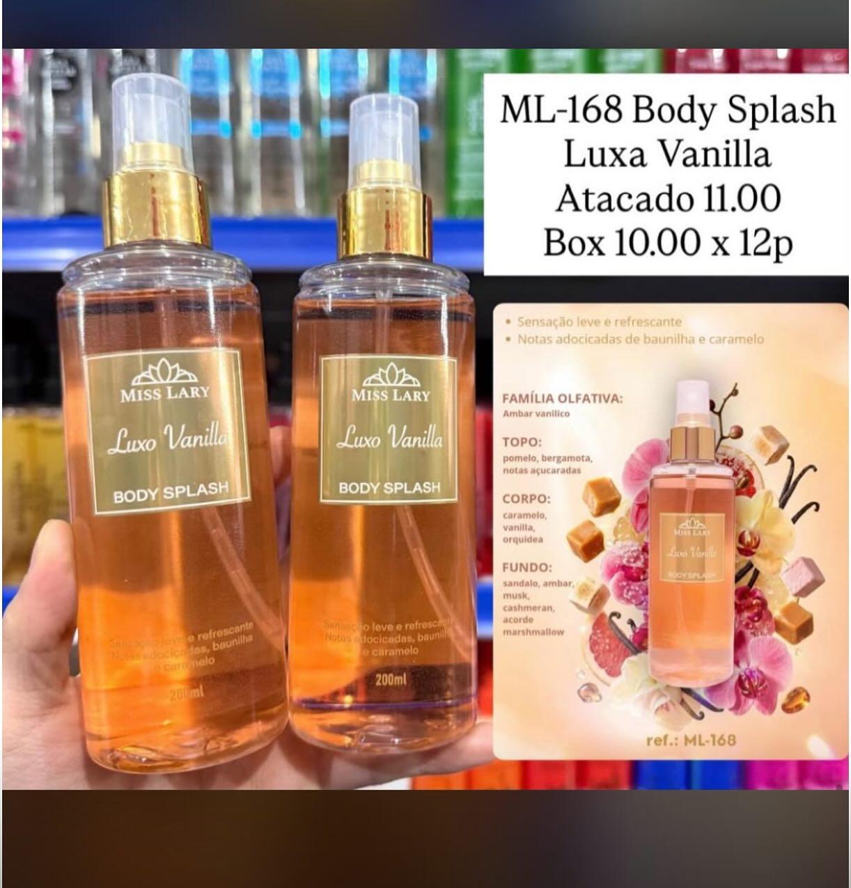 Body Splash Luxo Vanilla Miss Lary ML-168 200ml