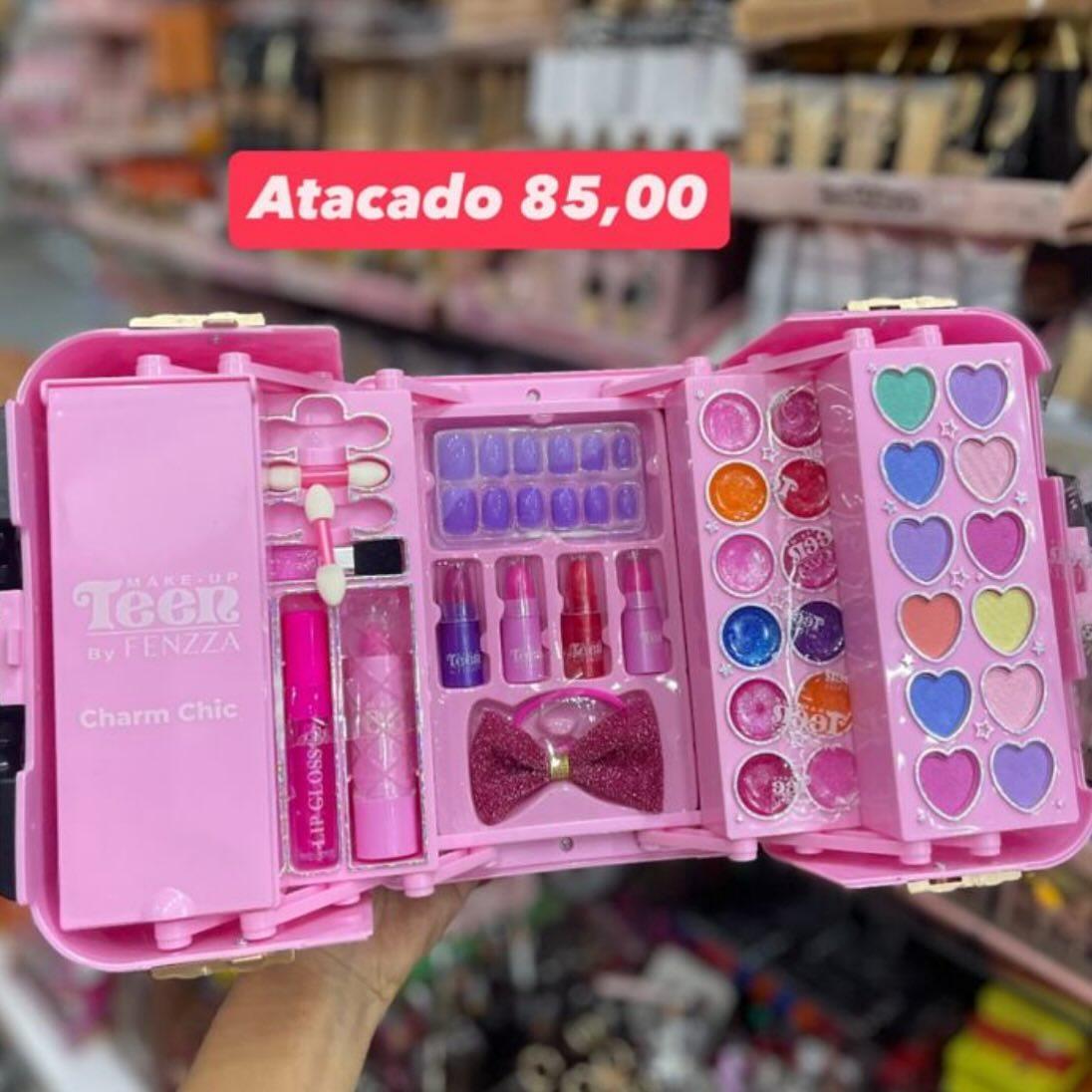 Kit de Maquiagem Teen Charm Chic Fenzza