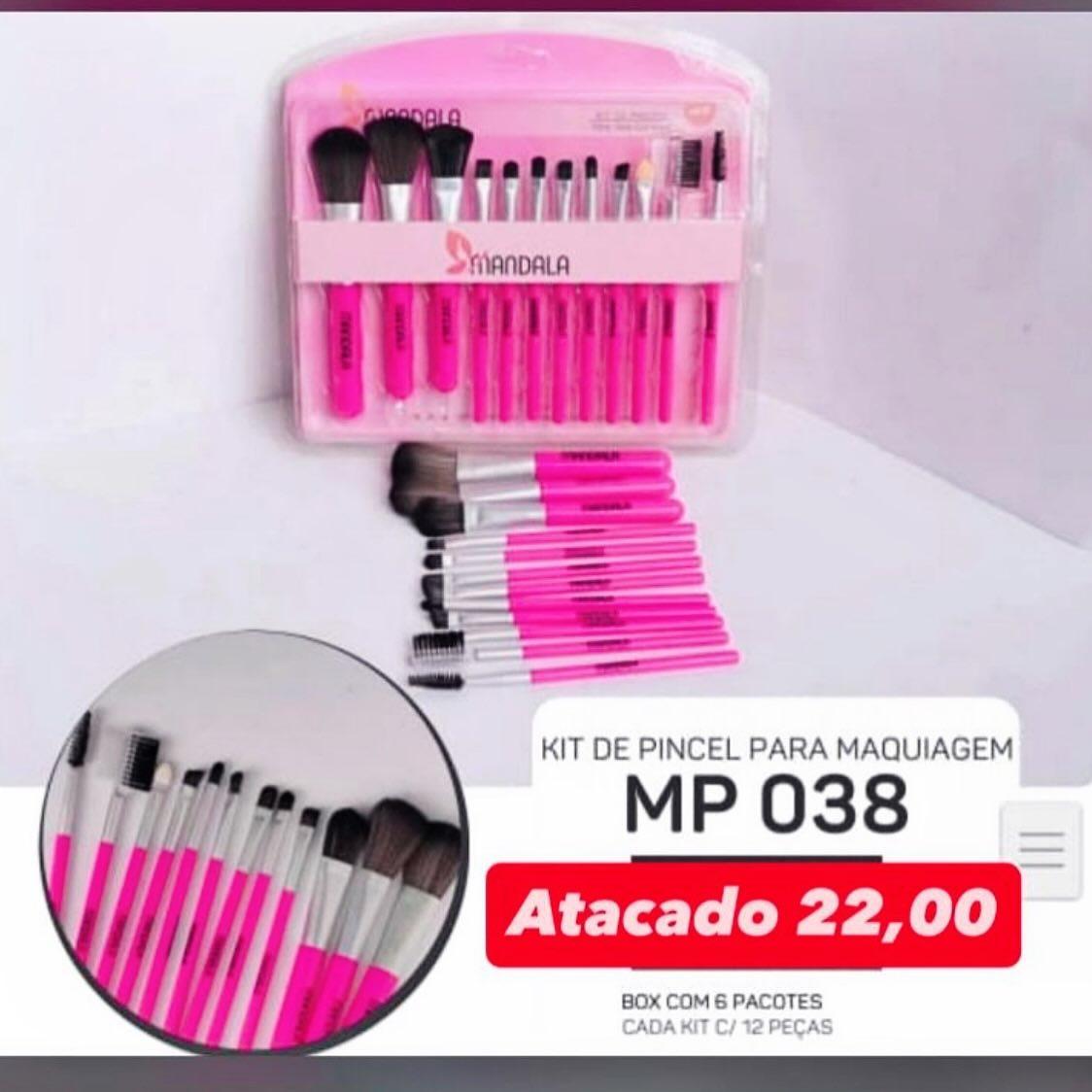Kit de Pincel para Maquiagem Mandala MP 038