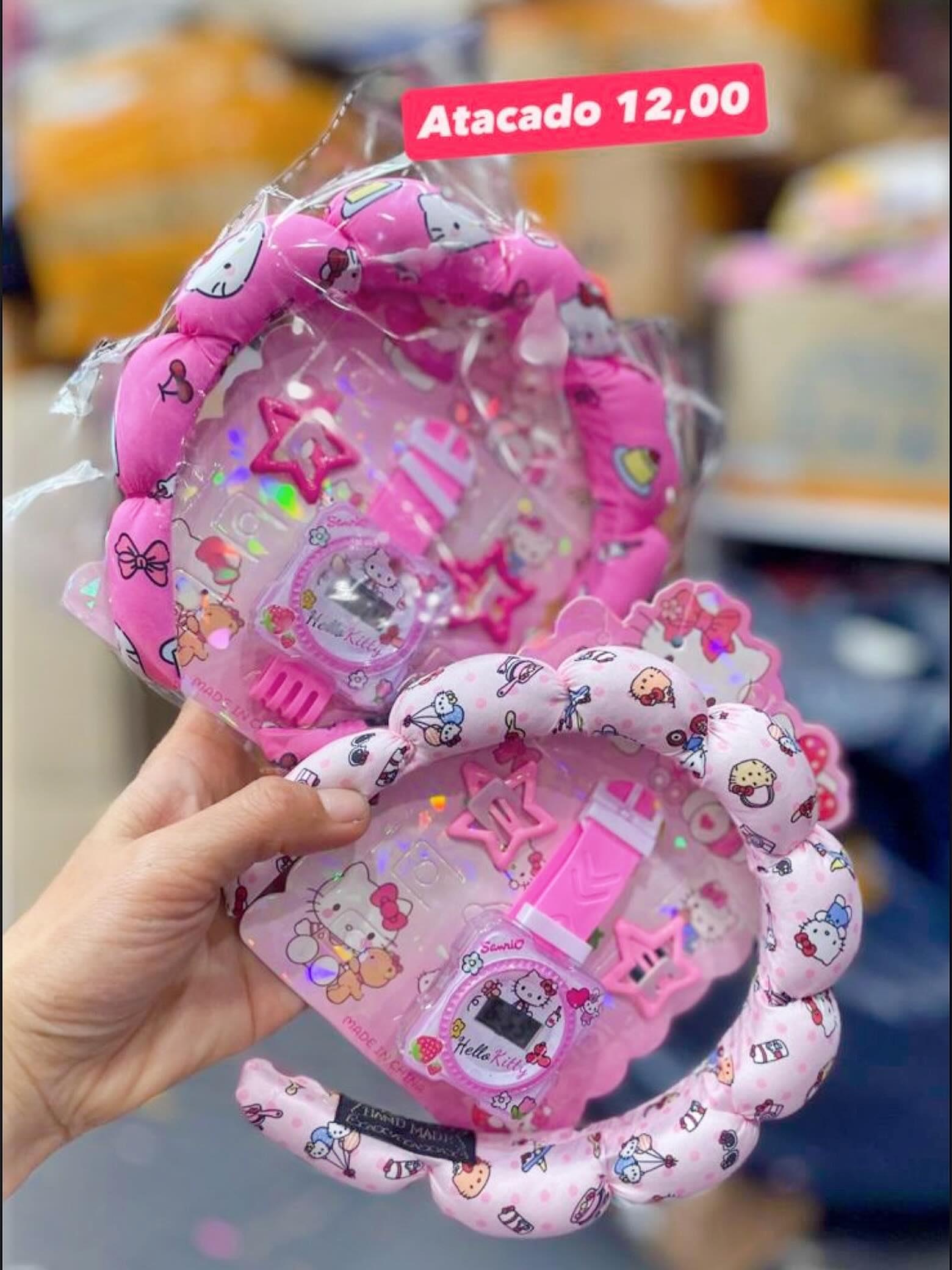 Kit de acessórios de cabelo Hello Kitty