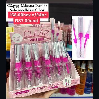 máscara incolor sobrancelhas e cilios