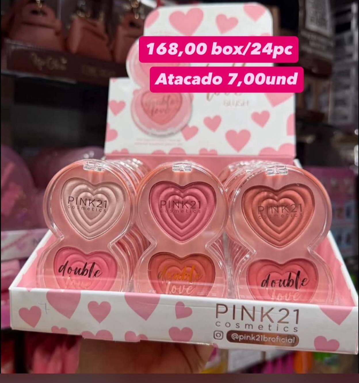 Blush Compacto Double Love Pink21