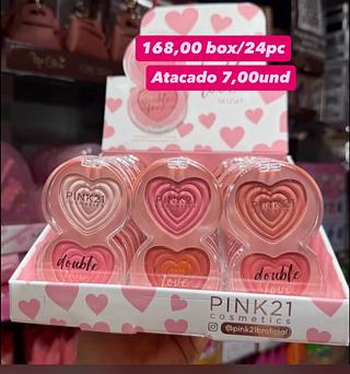 Blush Compacto Double Love Pink21
