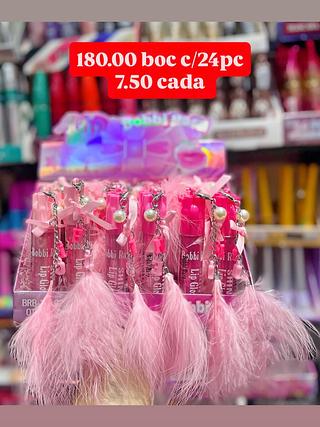 Gloss Labial Bobbi Rara com Chaveiro de Pelúcia