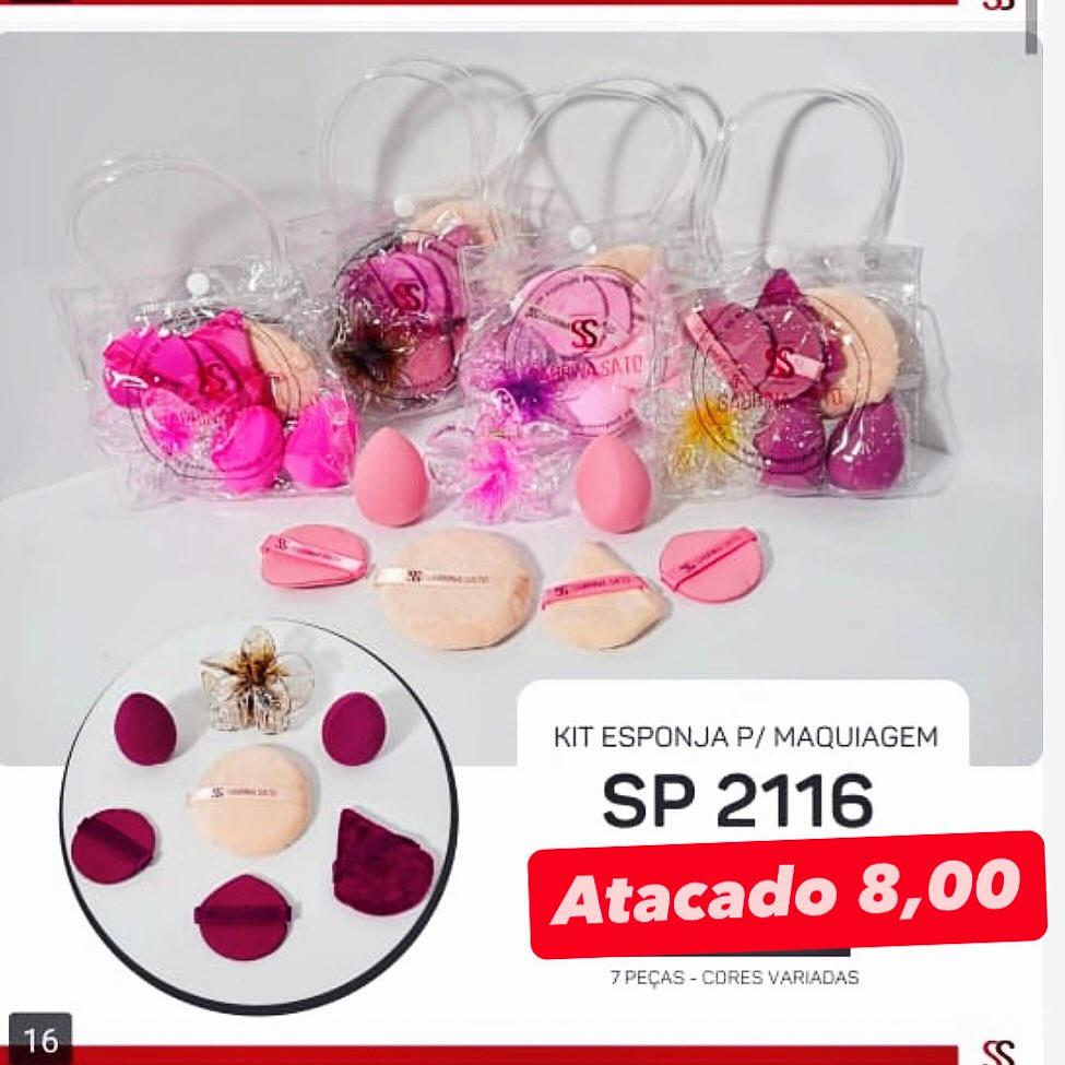 Kit de Esponjas para Maquiagem Sabrina Sato SP 2116