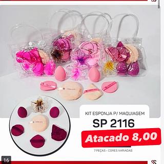 Kit de Esponjas para Maquiagem Sabrina Sato SP 2116