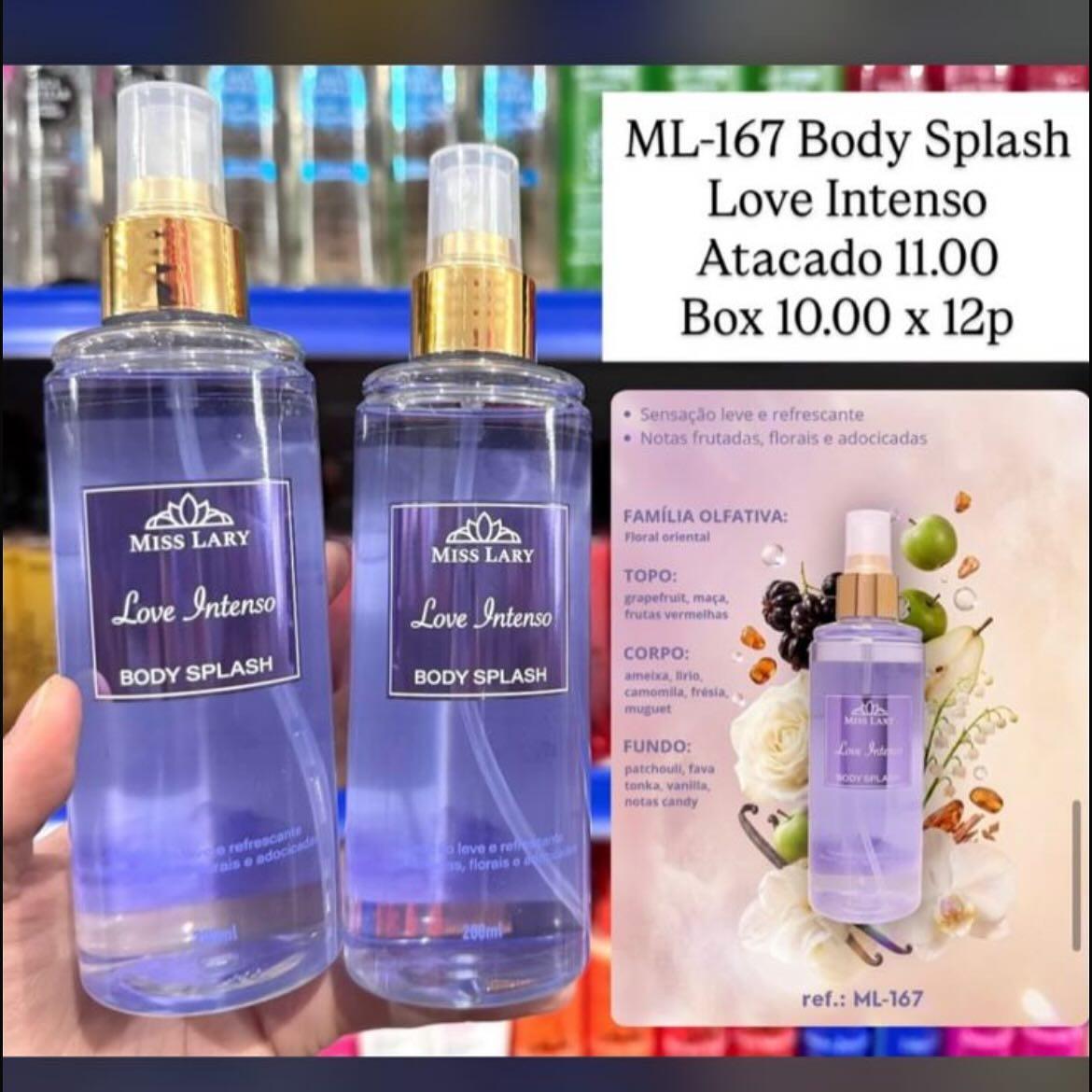 Body Splash Love Intenso Miss Lary ML-167 200ml