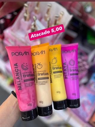 Hidratante Corporal e para Rosto Porín Frutas 145g