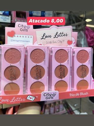 Trio de Blush Love Letter City Girls