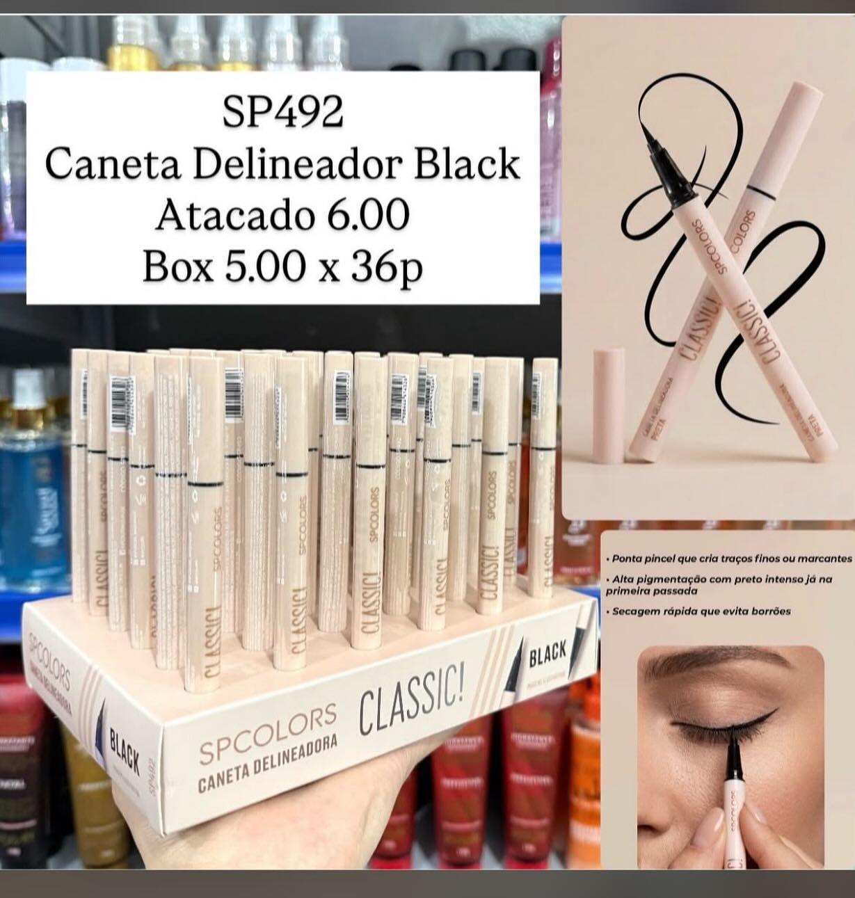 Caneta delineadora Classic Black SP Colors