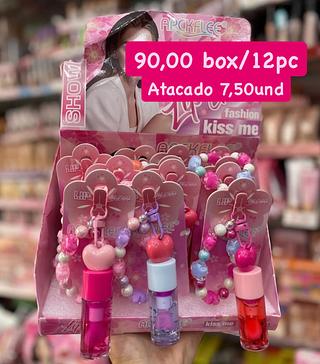 Lip Gloss Kiss Me com Chaveiro APCKFLEE