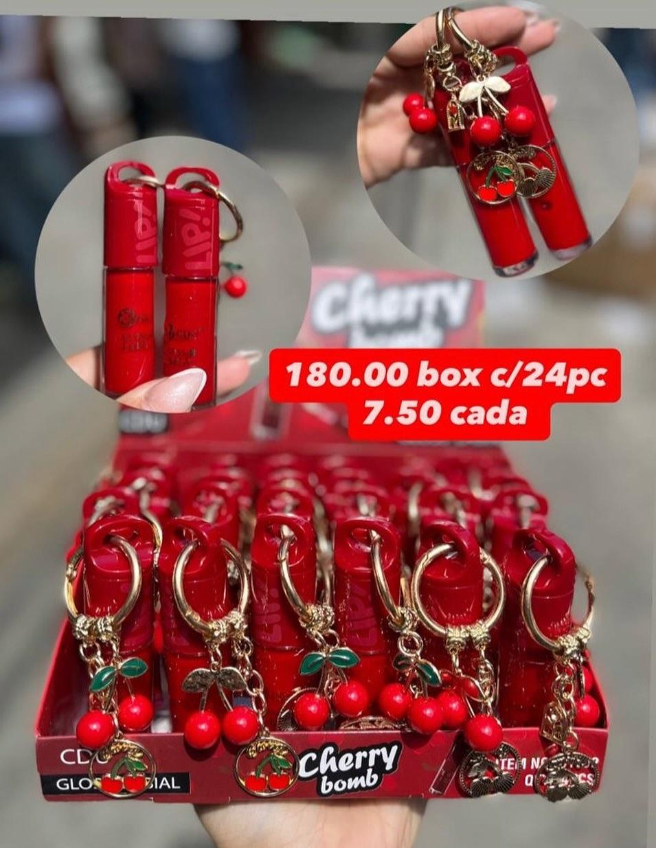 Gloss Labial Cherry Bomb com Chaveiro