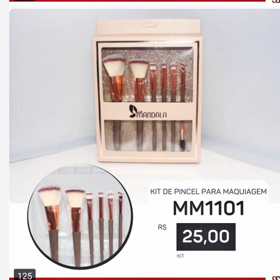 Kit de Pincel para Maquiagem Mandala MM1101