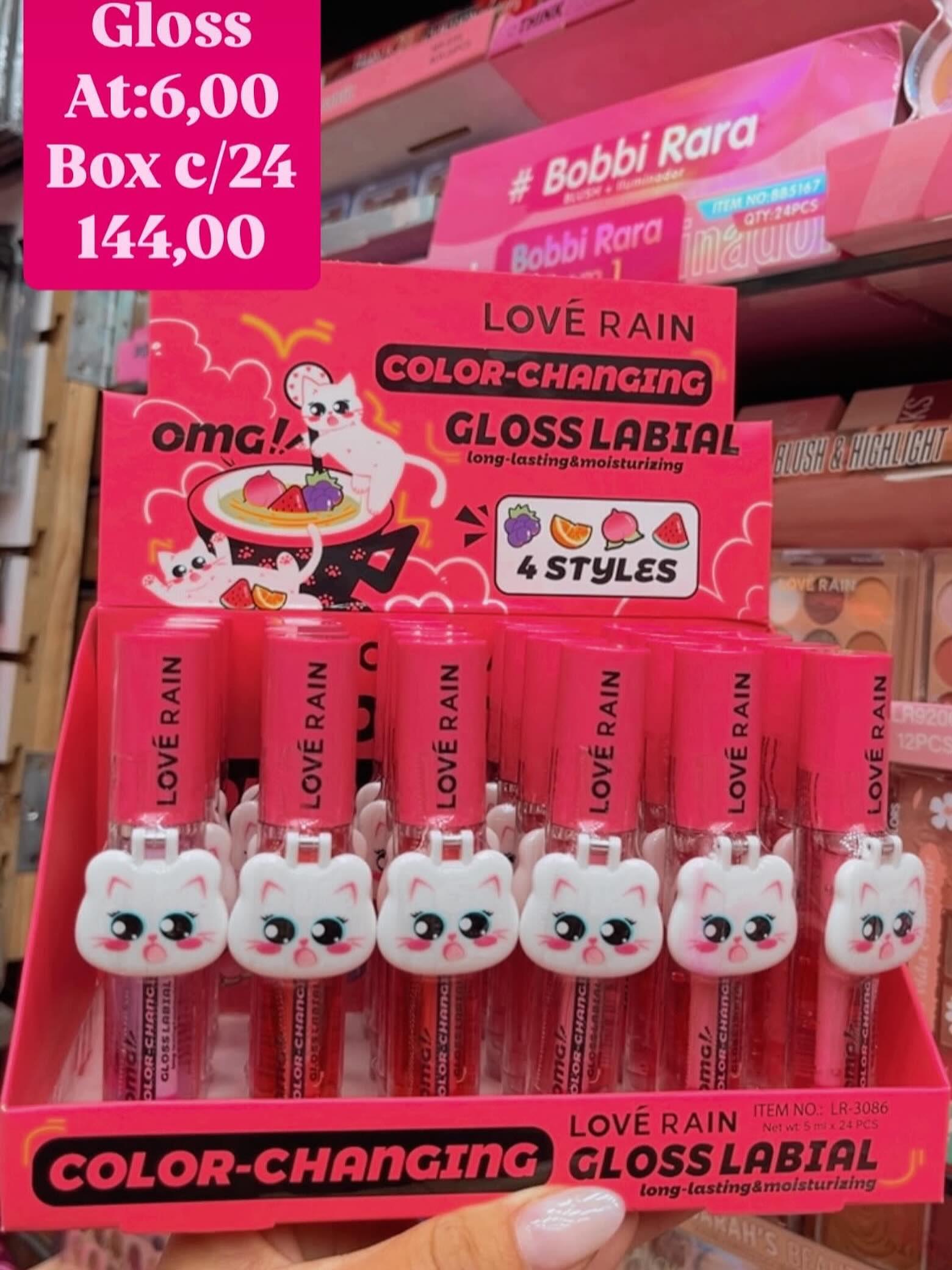 Gloss Labial Color-Changing Love Rain LR-3086