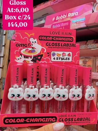 Gloss Labial Color-Changing Love Rain LR-3086