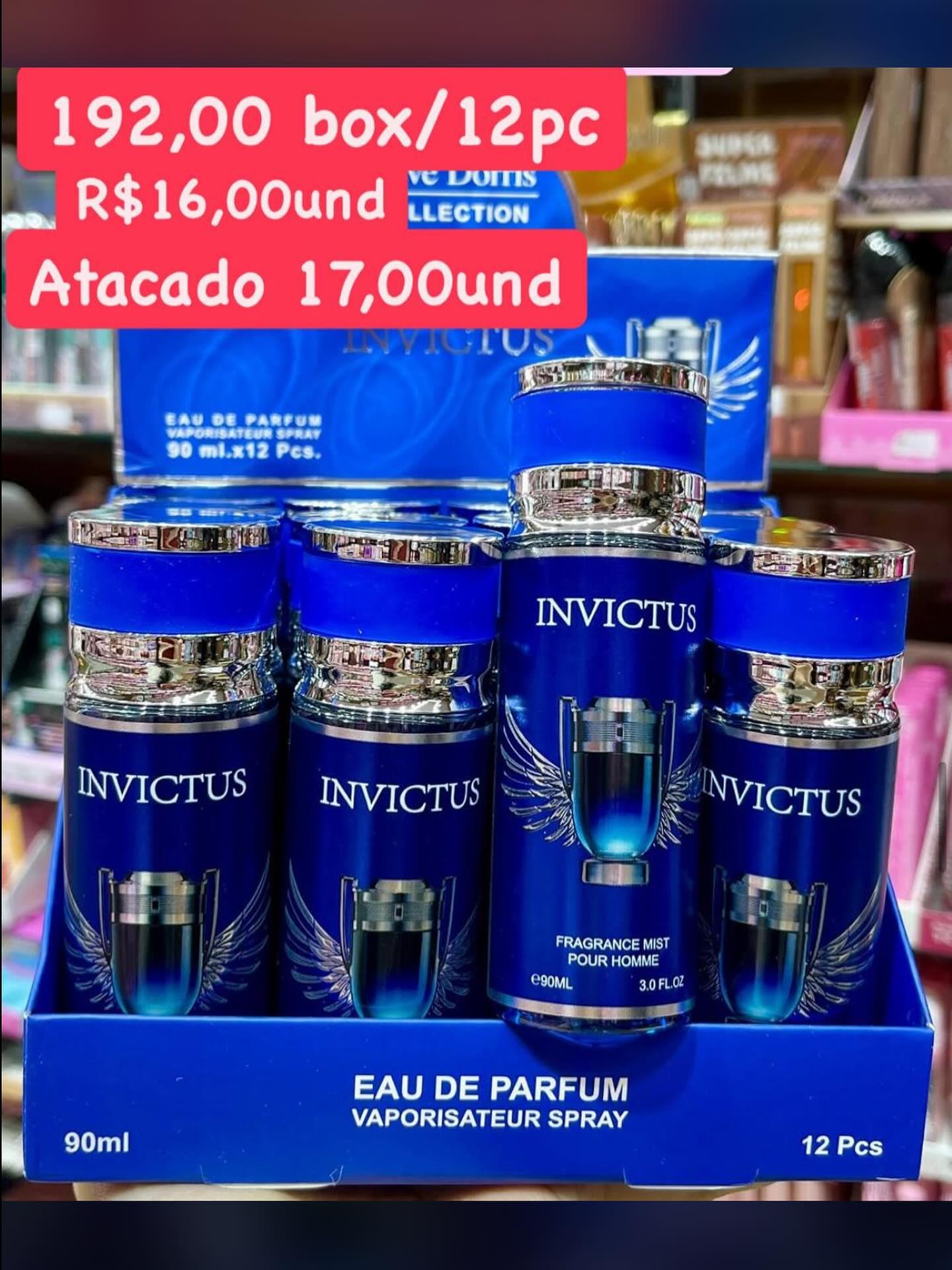 Perfume Invictus 90ml — variante azul