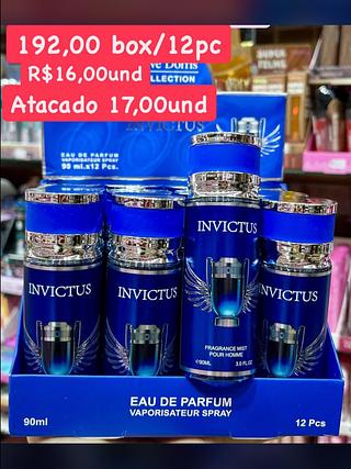 Perfume Invictus 90ml — variante azul
