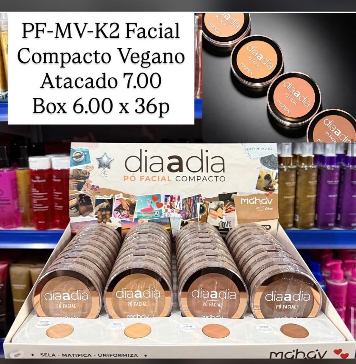Pó Facial Compacto Vegano diaadia PF-MV-K2