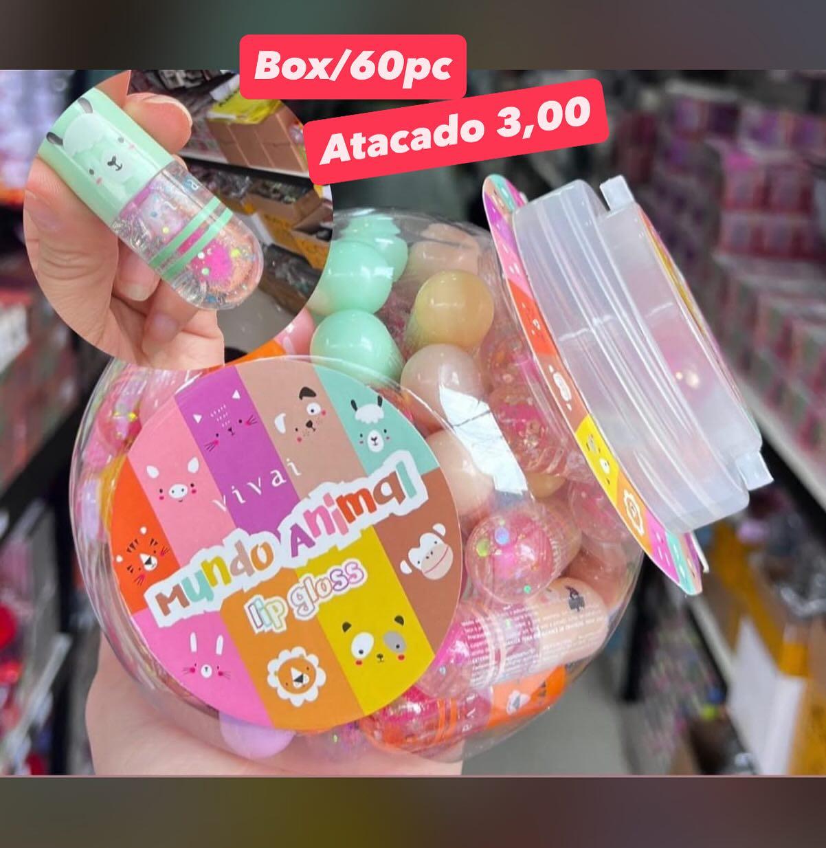 Lip Gloss Mundo Animal