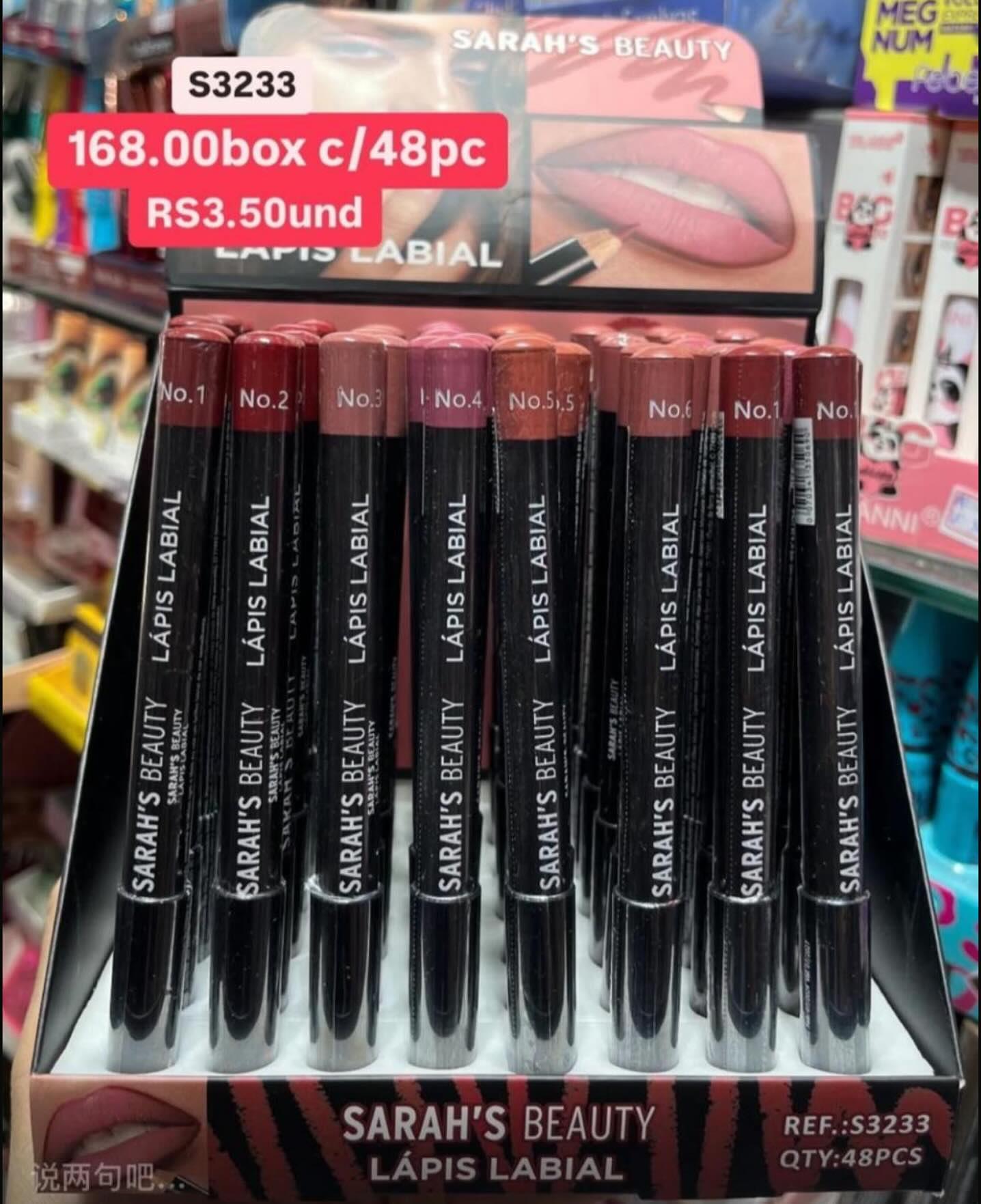 Lápis Labial Sarah's Beauty S3233