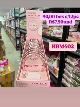 Pó Matificante Pure Matte Ruby Rose HBM402