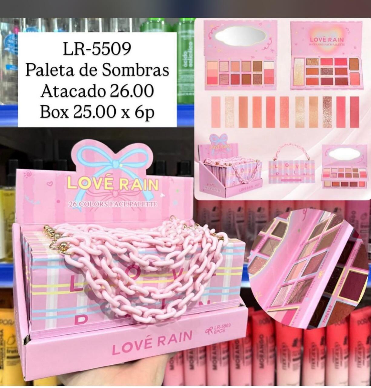 Paleta de Sombras Love Rain LR-5509