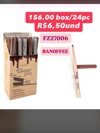 Contorno Labial Retrátil Fenzza Choco Fun Banoffee FZ27006