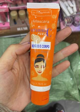 MASCARA VITAMINA C ROSTO E CORPO