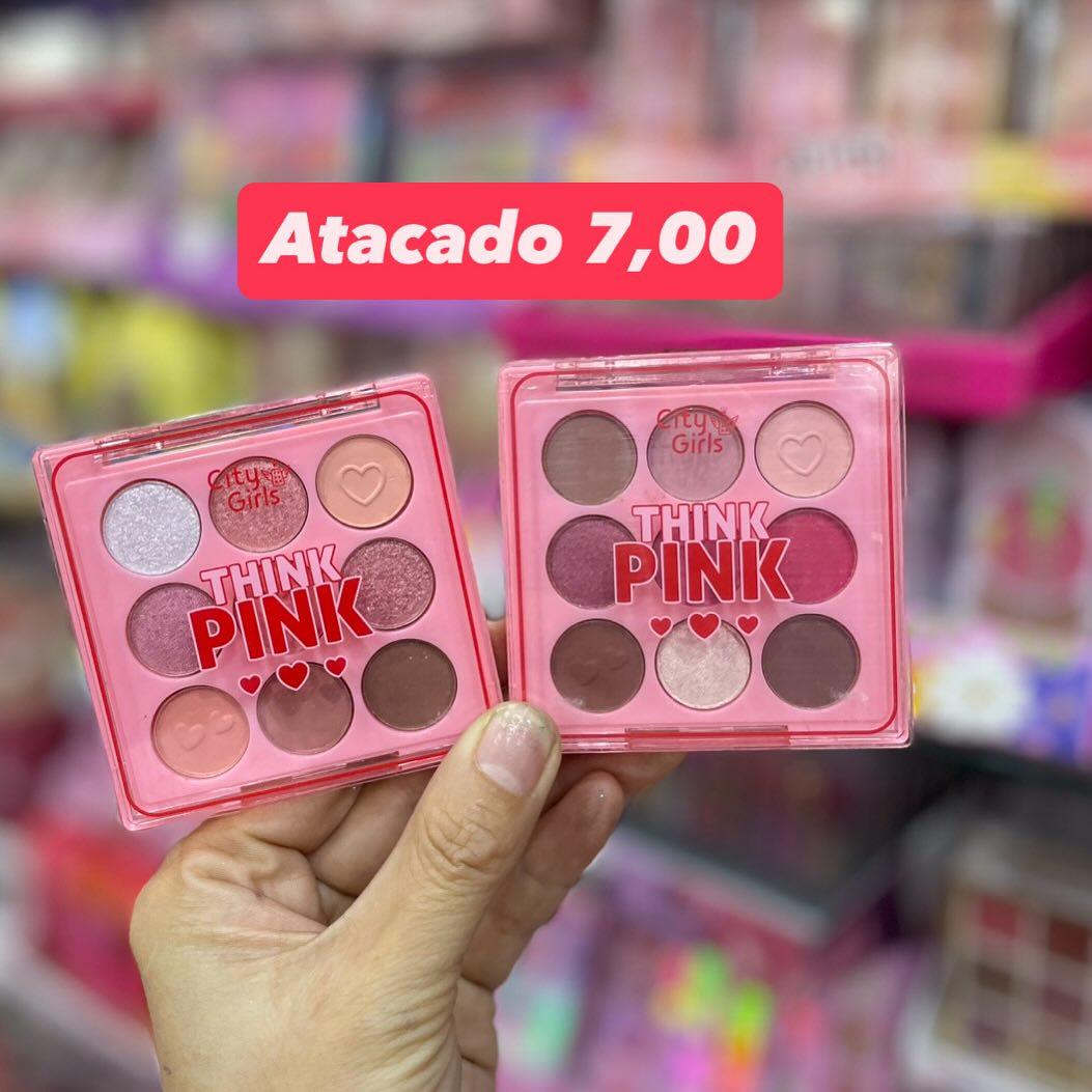 Paleta de Sombras Think Pink City Girls