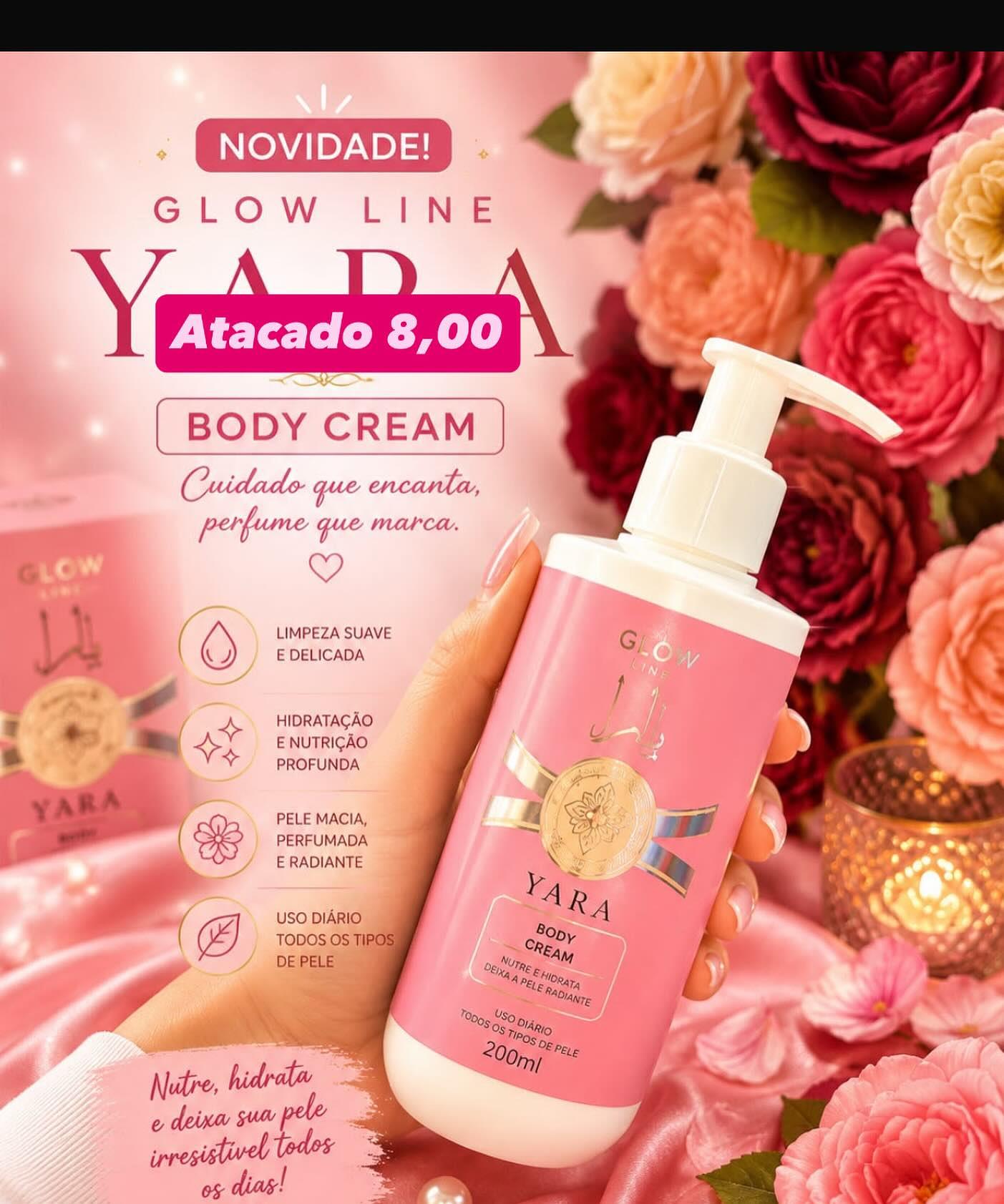 Creme Corporal Yara Glow Line 200 ml