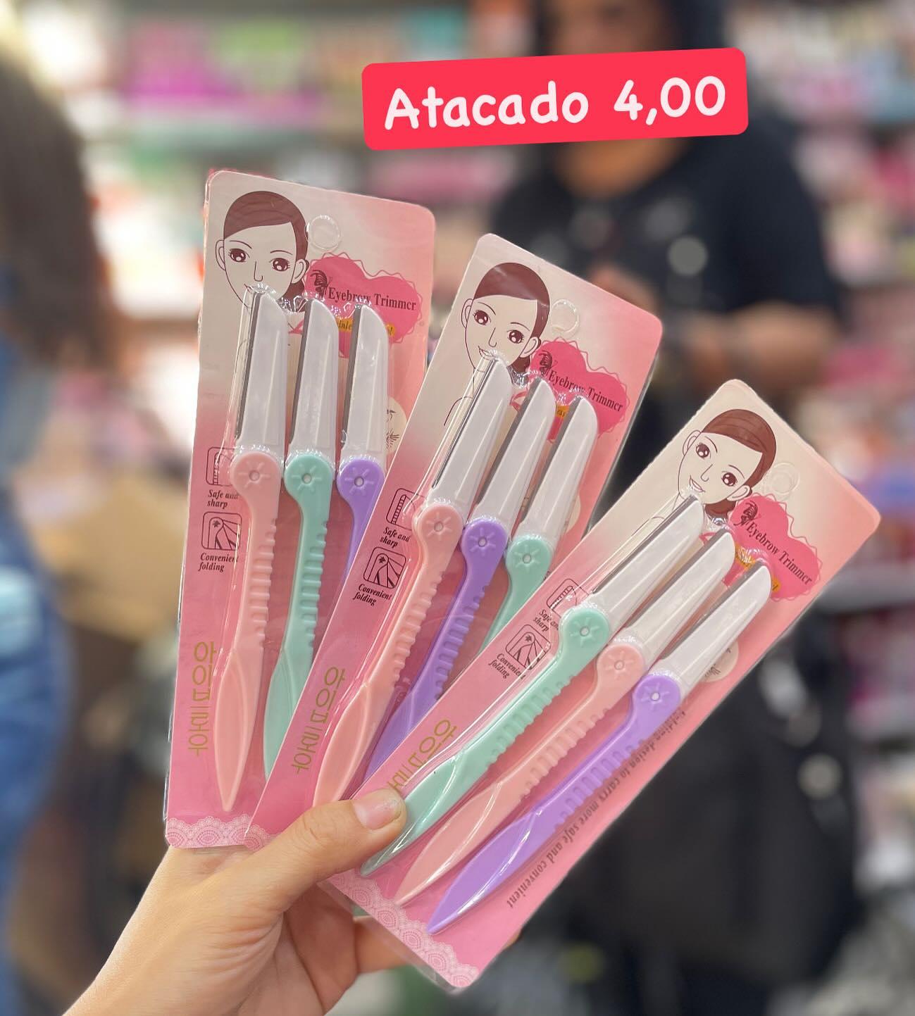 Kit de Aparadores para Sobrancelha 3 unidades