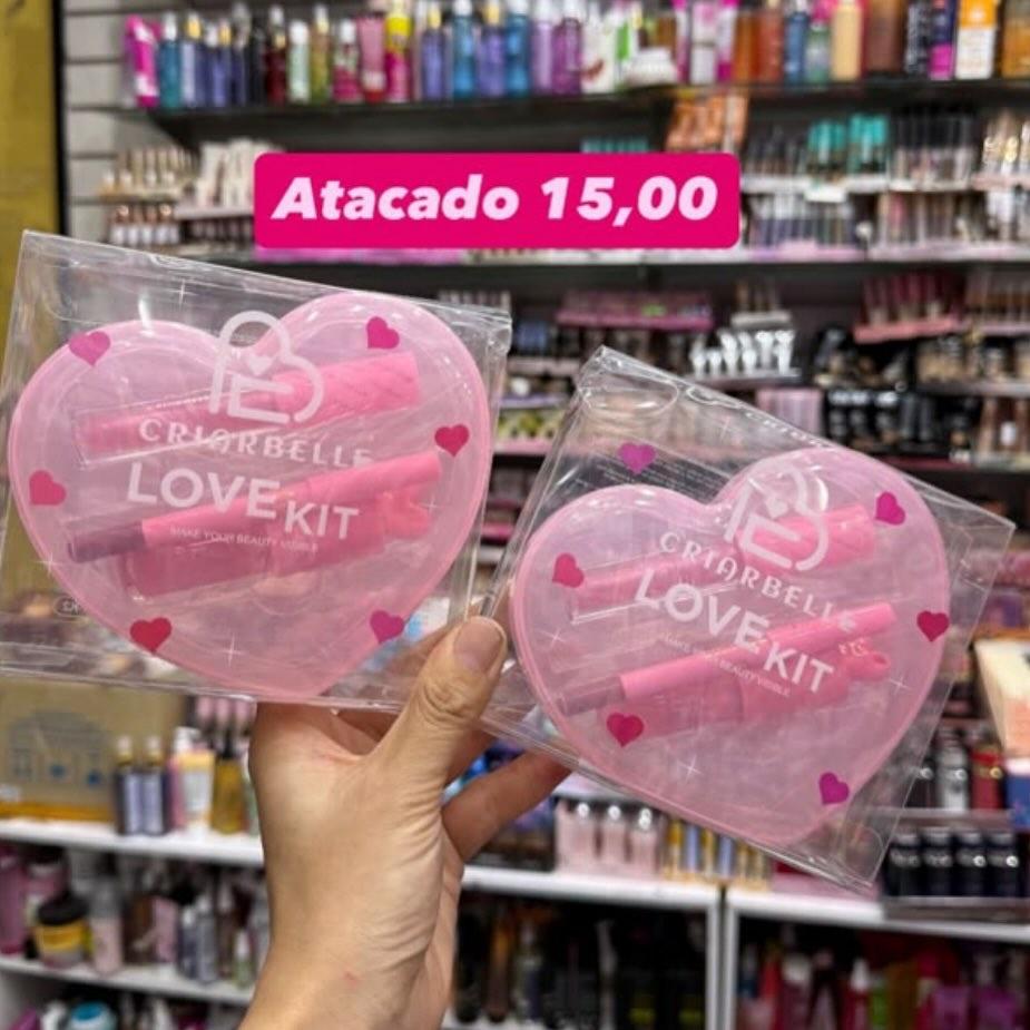 Kit de Maquiagem Love Kit Criar Belle