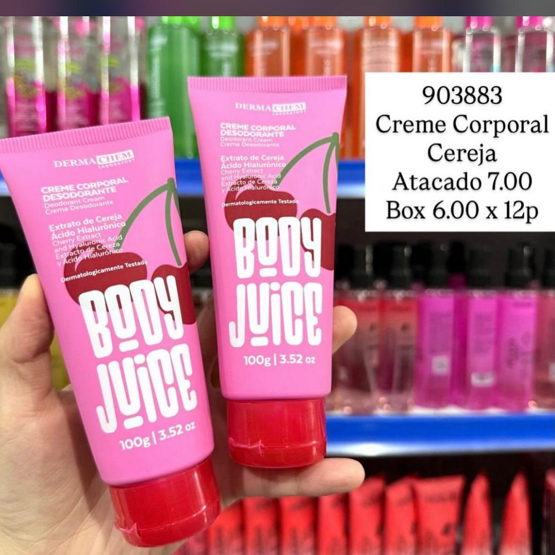 Creme Corporal Desodorante Body Juice Cereja 100g 903883