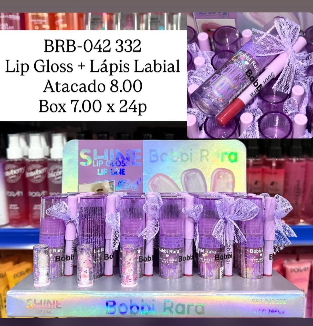 Kit Lip Gloss e Lápis Labial Bobbi Rara BRB-042 332