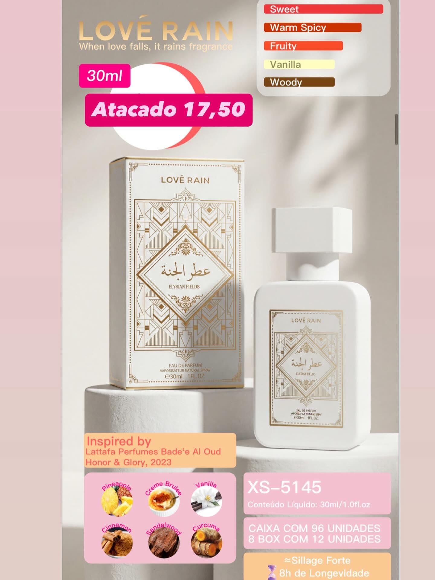Perfume Love Rain Elysian Fields 30ml XS-5145