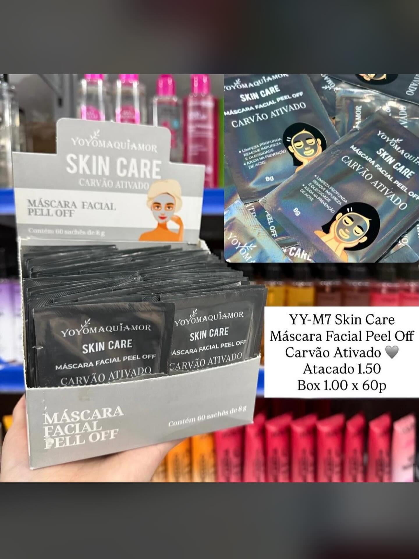 Máscara Facial Peel Off Carvão Ativado Yoyo Maquiamor YY-M7