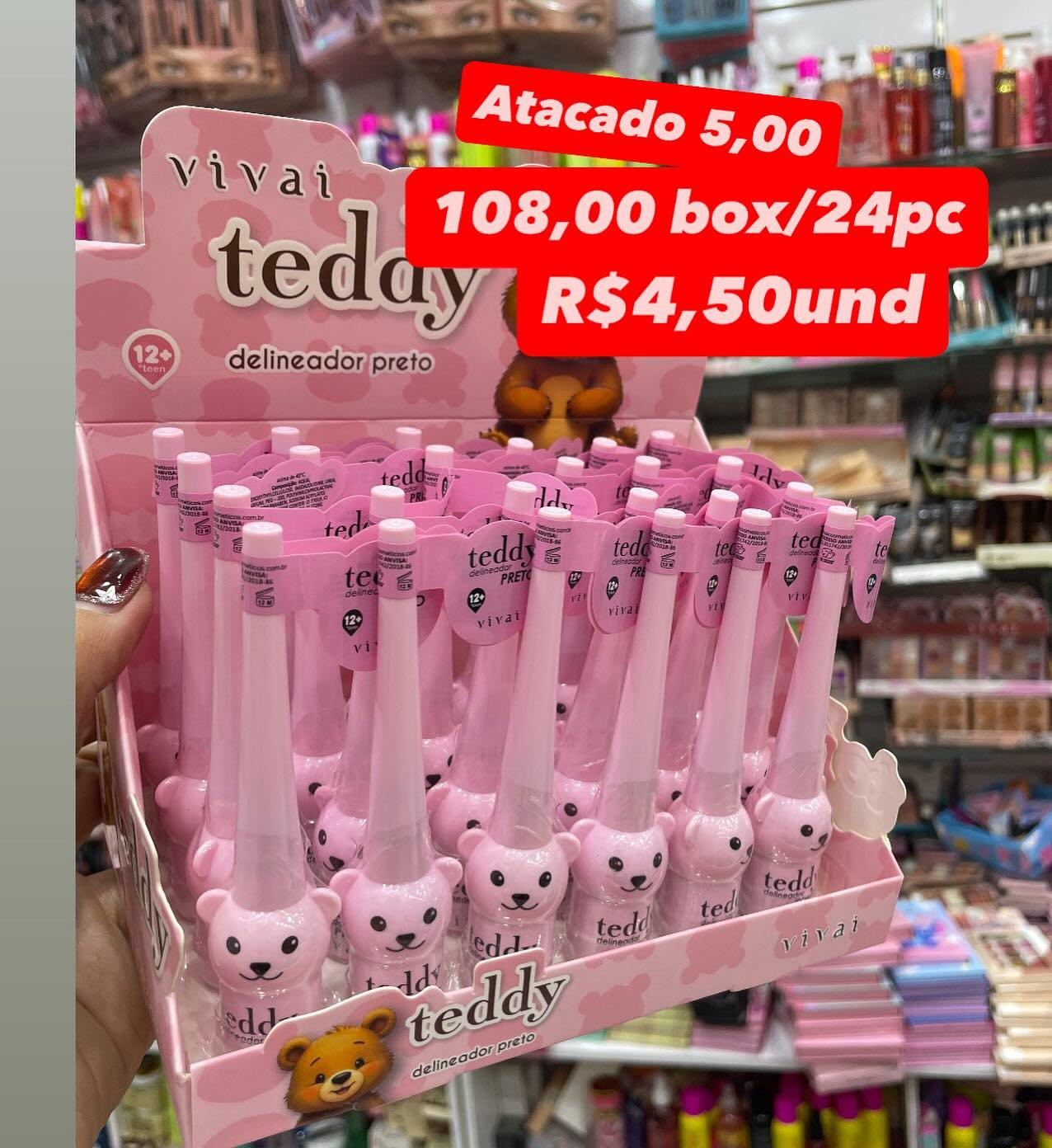 Delineador Teddy Preto Vivai
