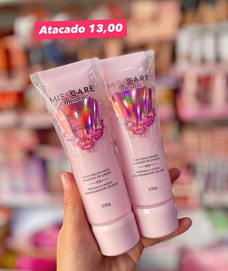 Hidratante Corporal Gel + Creme Rose Quartz MissCare 100g