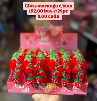 Lip Oil Morango com Sino Coco Flava Beauty