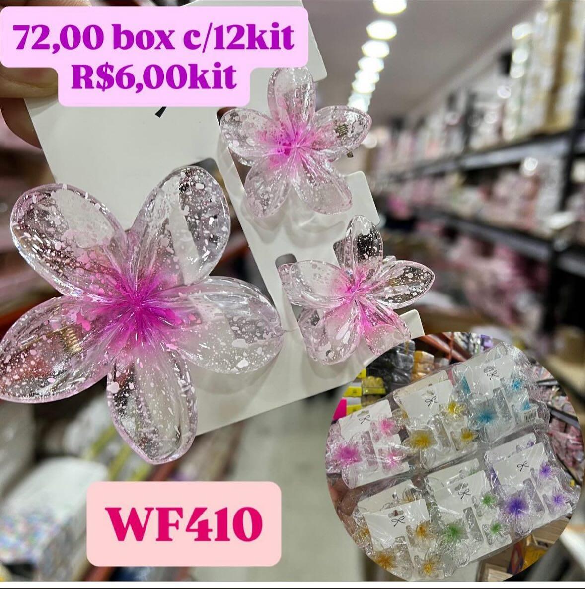 Kit Presilhas de Cabelo Flor WF410
