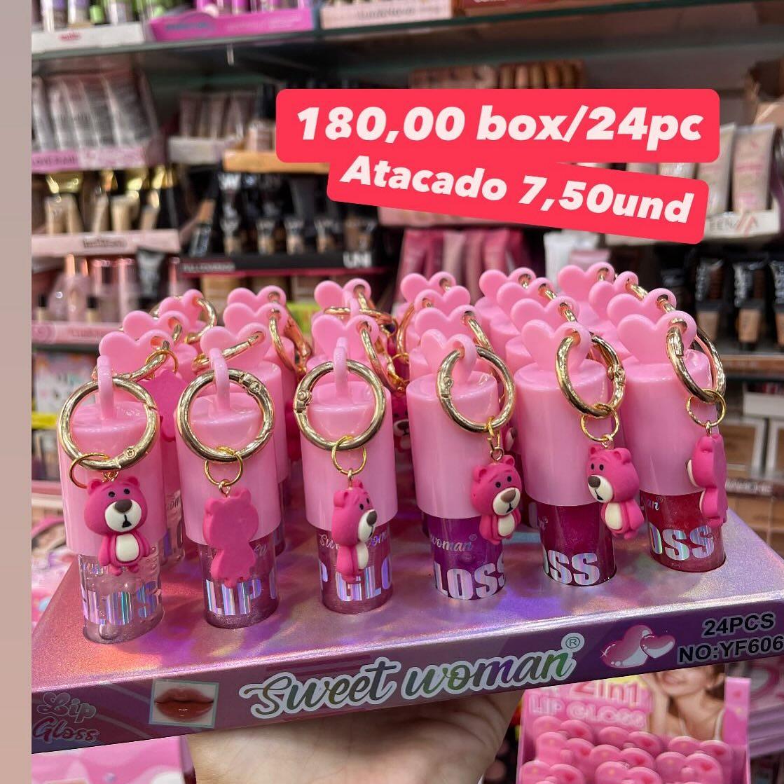 Gloss Labial Sweet Woman com Chaveiro