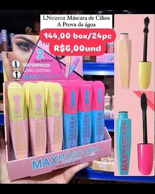 máscara de cilios a prova d'água
